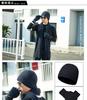 Autumn and Winter Thickened Outdoor Warm Three Piece Set Knitted Scarf, Hat, Gloves, Three Piece Set