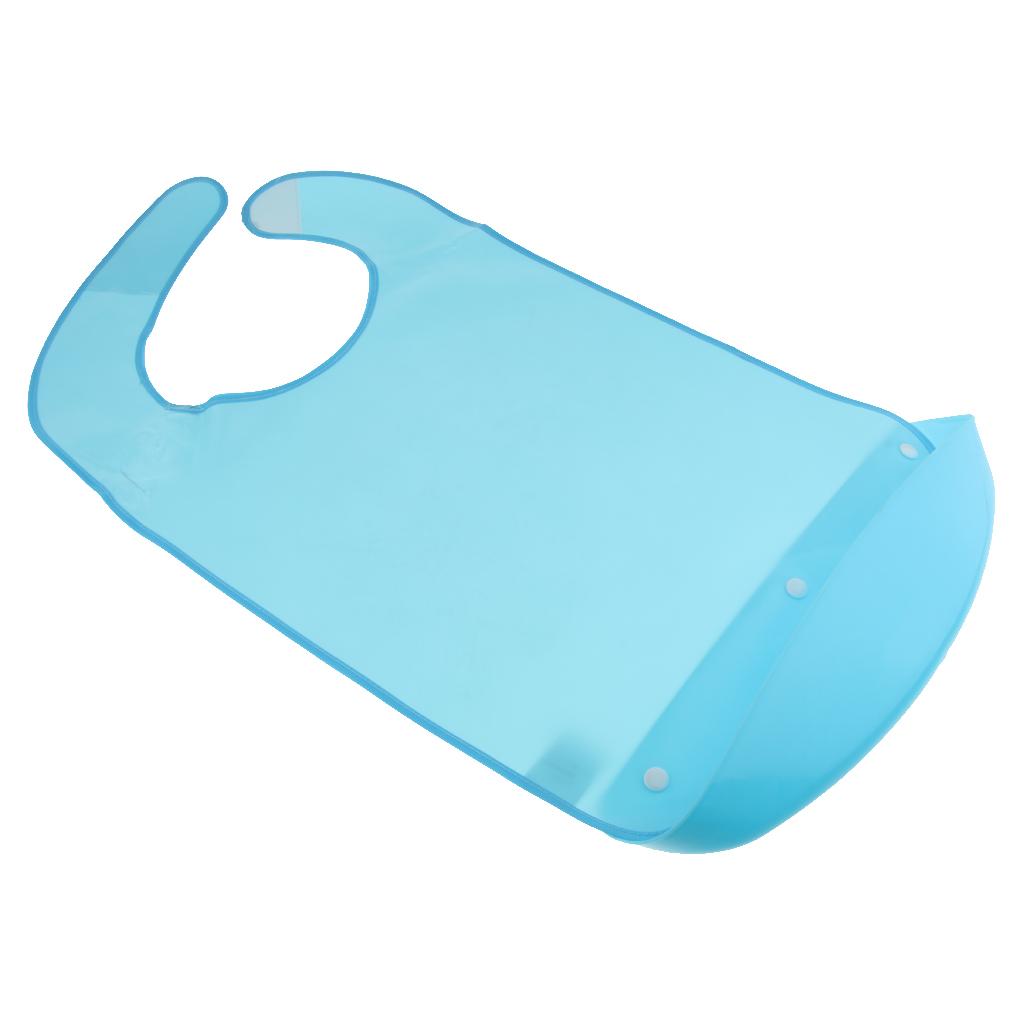 2 Pieces Waterproof EVA Bib For Adult Comfortable Clothing Flexible