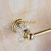60cm Bathroom Single Towel Bar Towel Rack Towel Holder Solid Stainless Steel  Golden  Crystal Decoration Bathroom Accessories