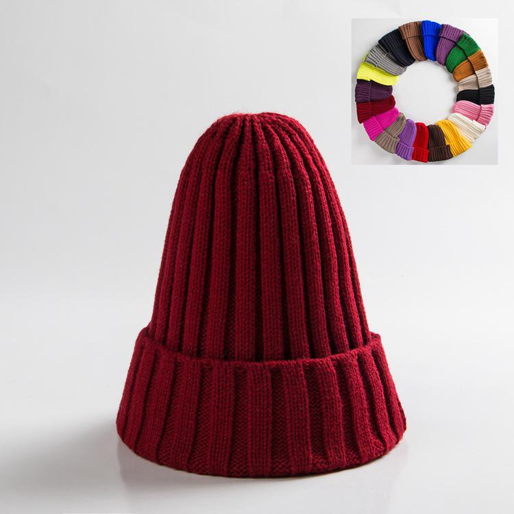 

Шапка женская унисекс из смеси хлопка, однотонная теплая мягкая вязаная шапка в стиле хип-хоп для мужчин/женщин, зимние шапки