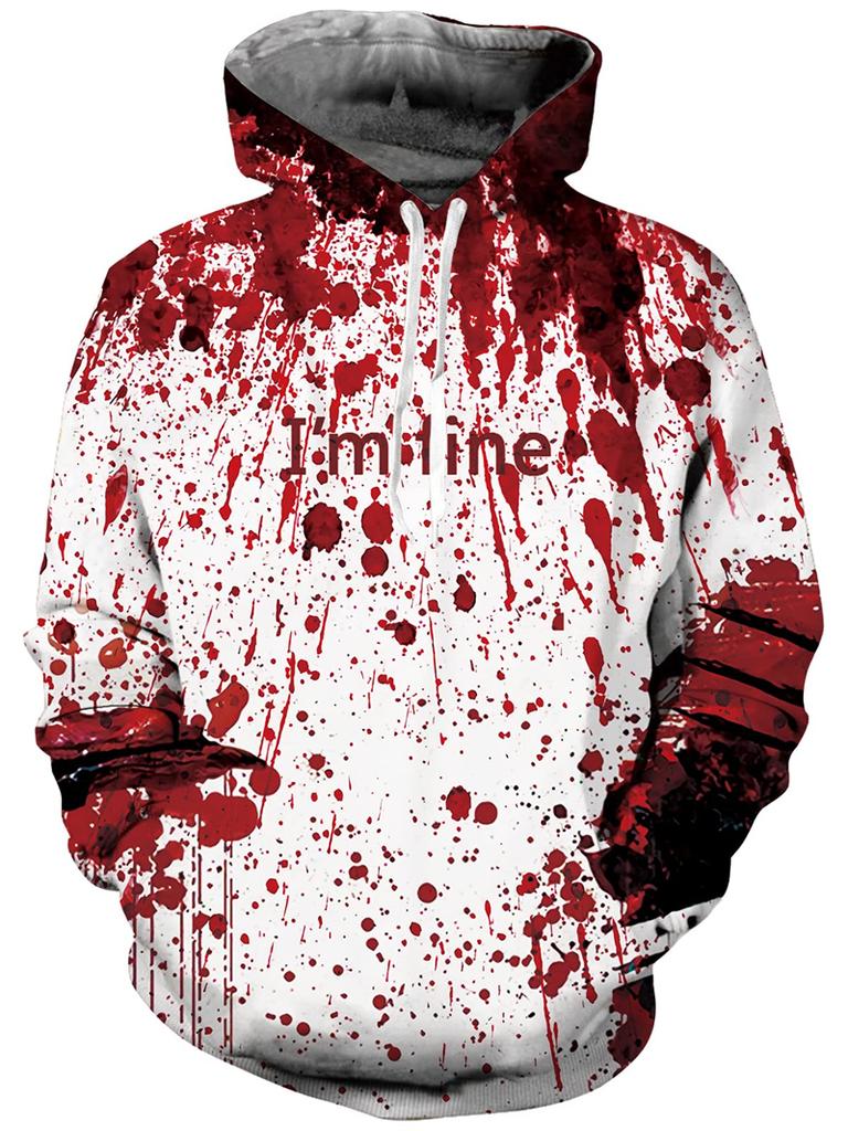 Men's Hoodies  Animal Cat Print 3D Patternv Hooded Spring Autumn Pullover Sweatshirt With Pocket Hoodie Streetwear Loose Comfortable