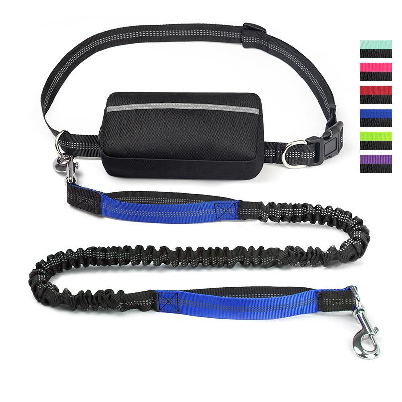 Hand Free Dog Leash for Pet Walking Running Jogging Adjustable Dog leash Waist Belt Chest Strap Traction Rope Dog Accessories