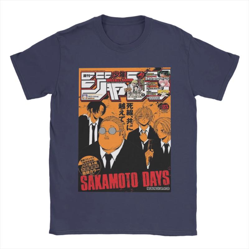 Sakamoto Daily Print Tshirt for Summer and Autumn 2025 loose and casual shortsleeved streetwear for men and women