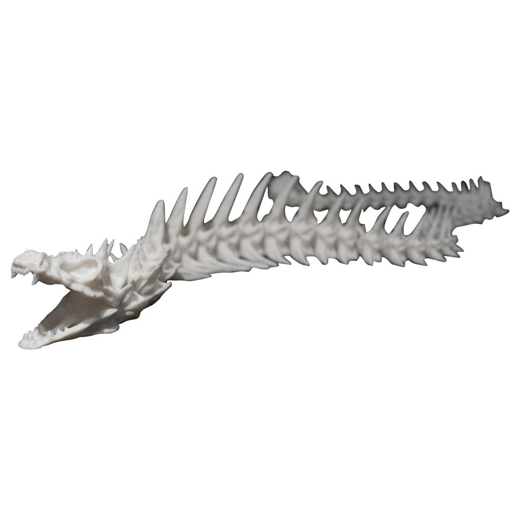 3D Printed Movable Snake Bones, Animal Bones Toys, Home, Room, Car Decoration, Desktop Ornaments, Joints Can Move, Cool 3D Printed Snake Bones Toys