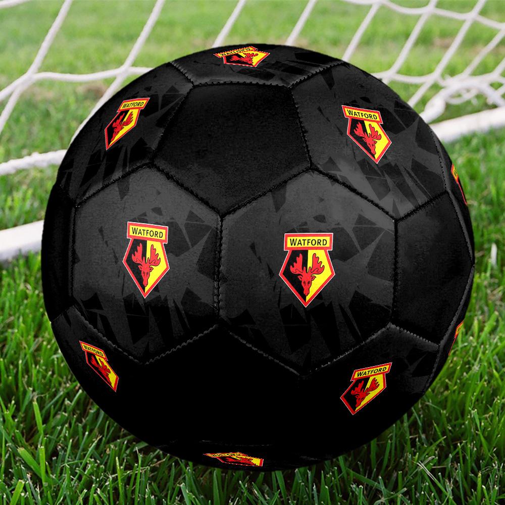 Watford F.C Soccer Ball Colorful All Ages Machine Stitched PVC Competition Ready Durable High-Bounce.SIZE5