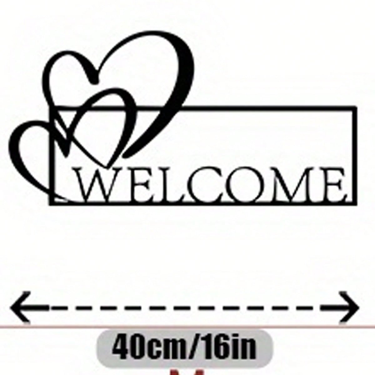 Vintage Heart Metal Wall Art Rustproof Iron Decor