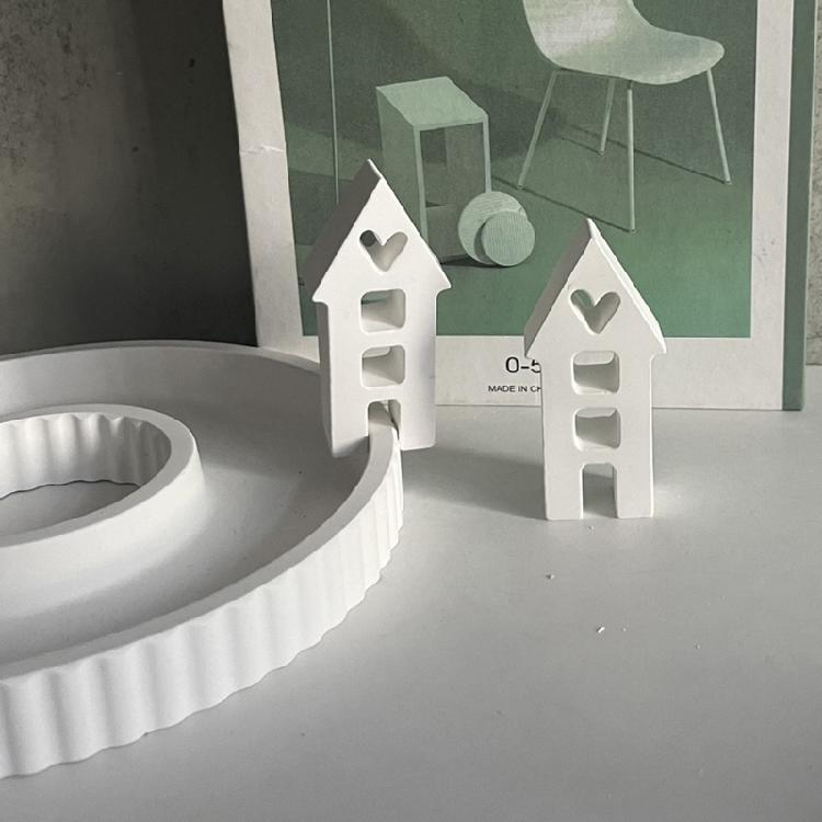 Hausform Gussformen Silikonform Stern Haus Kerzenformen Backformen