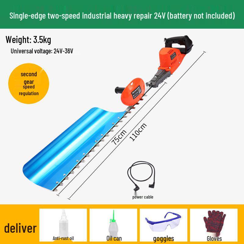 Cordless Lithium Battery Electric Hedge Trimmer Backpack - High Power Garden Pruning Machine for Tea Leaves, Tea Trees, and Branches