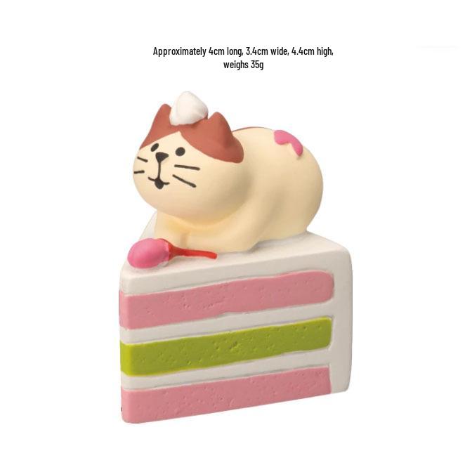 ZAKKA Japanese Cat Resin Figurine - Flower Viewing Festival DIY Trendy Blind Box Toy, Decoration, Gift & Ornament