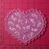 Set of 10 Silicone Nail Art Mold Embossing Patterns Nail Mould Decorations Jewelry Making Tool Handmade Ornament Molds