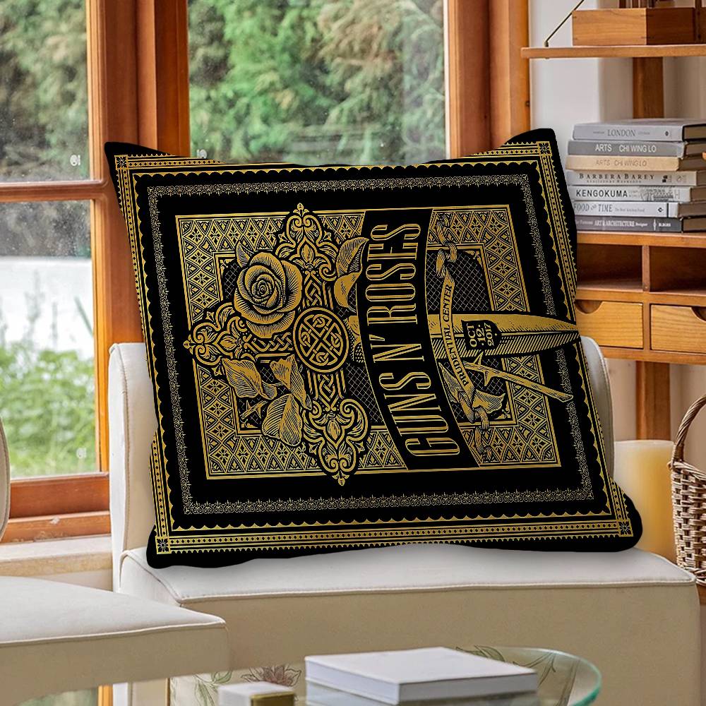 Cool Band G-Guns N-N R-Roses Rock Personalized Pillow Dust Cover Bedroom Kids Decoration Pillowcase Birthday Children Gift