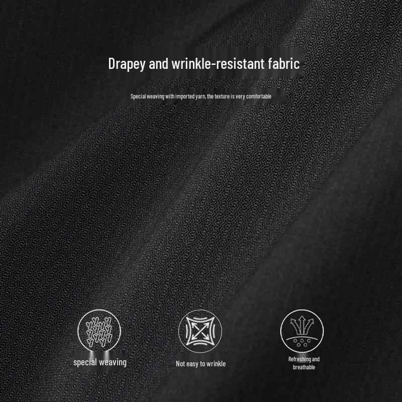 Mark Fairwhale Men's Anti-Wrinkle Straight-Leg Casual Pants