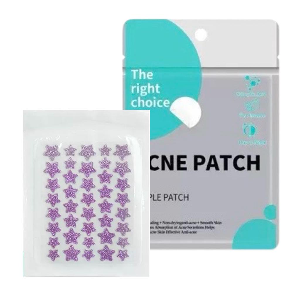 Official Star Acne Patches - 40 Clear, Invisible Hydrocolloid Patches for Pimple Absorption