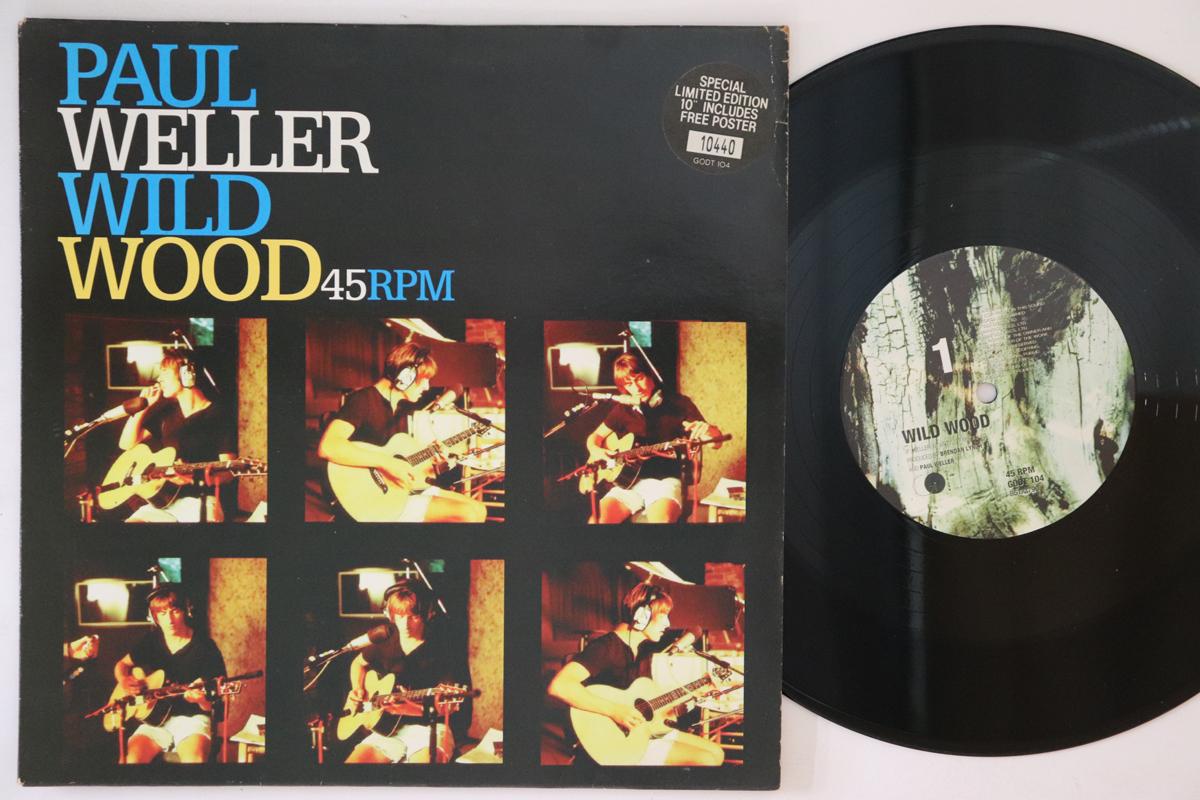 

10inch Record PAUL WELLER - Wild Wood GODT104 GO! DISCS 1993 UK Rock Used