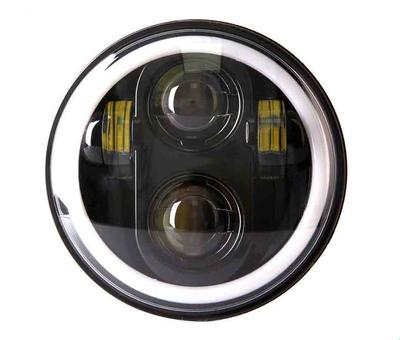 1 Stück 5,75" Voll-LED-Tagfahrlicht, kompatibel mit Harley-Davidson, Honda, 12 V Offroad