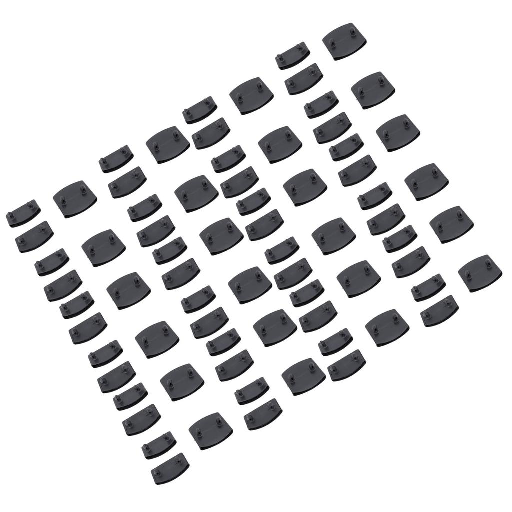 72Pcs Plastic Bed Slat End Caps Holders Centre Caps Plastic Connector Furniture Accessories for