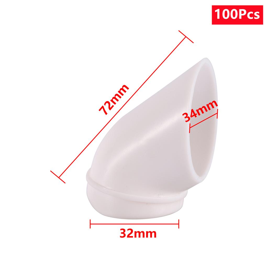 Pipe Fixed Planting Cup and Sponge Hydroponic Flowers Vegetables Nurturing Soilless Culture Planting Pot DIY Planting 10/100Pcs