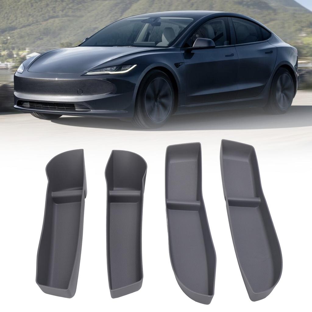 4Pcs Door Side Storage Box Versatile Use sy Installation Front Rr Door Slot   Tray Replacement for     Highland 2024