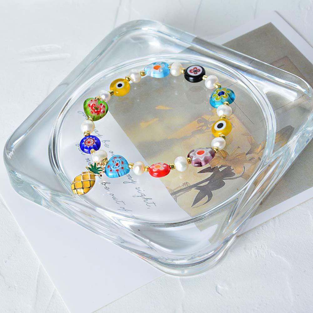 

Cute Pearl Bohemian Colorful Beaded Fashion Jewelry Beads Bracelet Beaded Hand Rope Women Bracelets