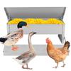 Automatic Chicken Feeder with Weatherproof Lid Treadle Chicken Feeder Rat Proof Chicken Feeder for Chickens Geese Ducks Turkeys