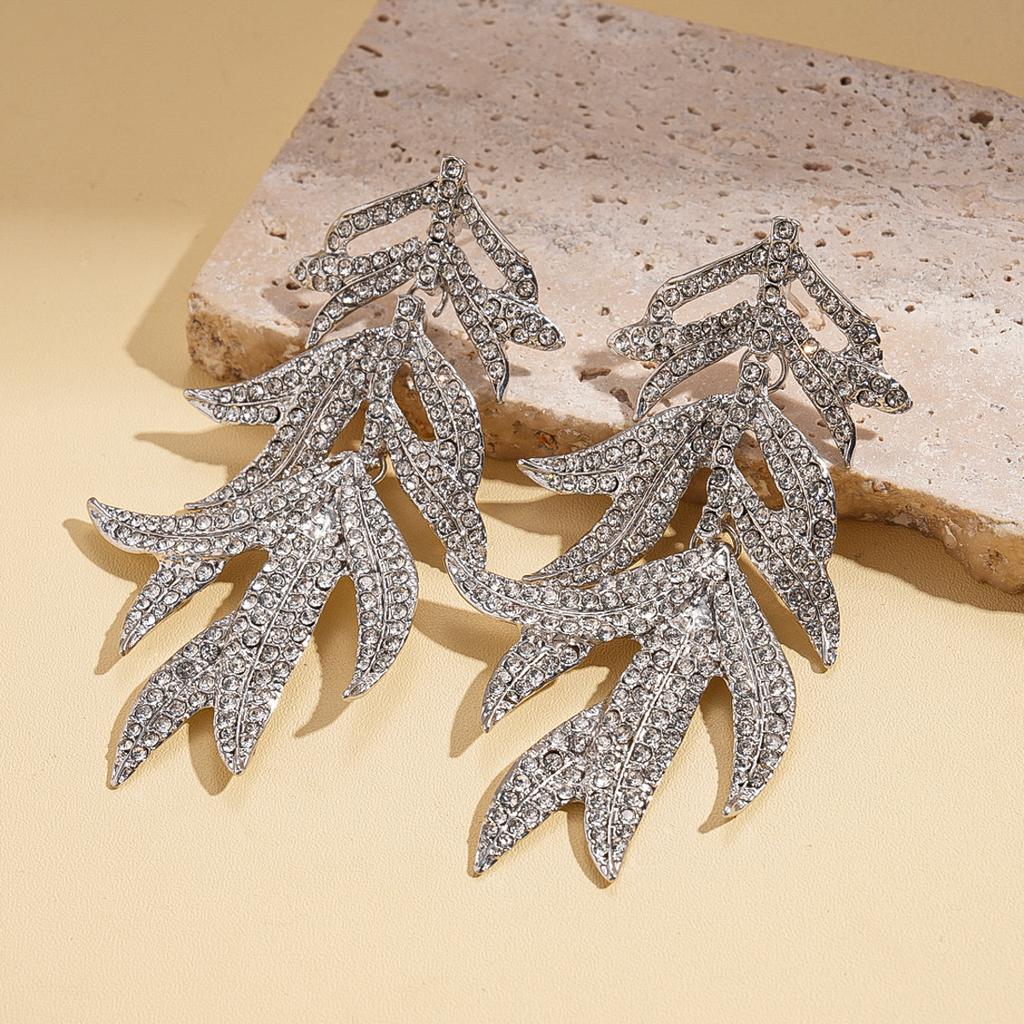 Leaf Earrings, Unique Temperament Earrings, High-end Earrings for Women
