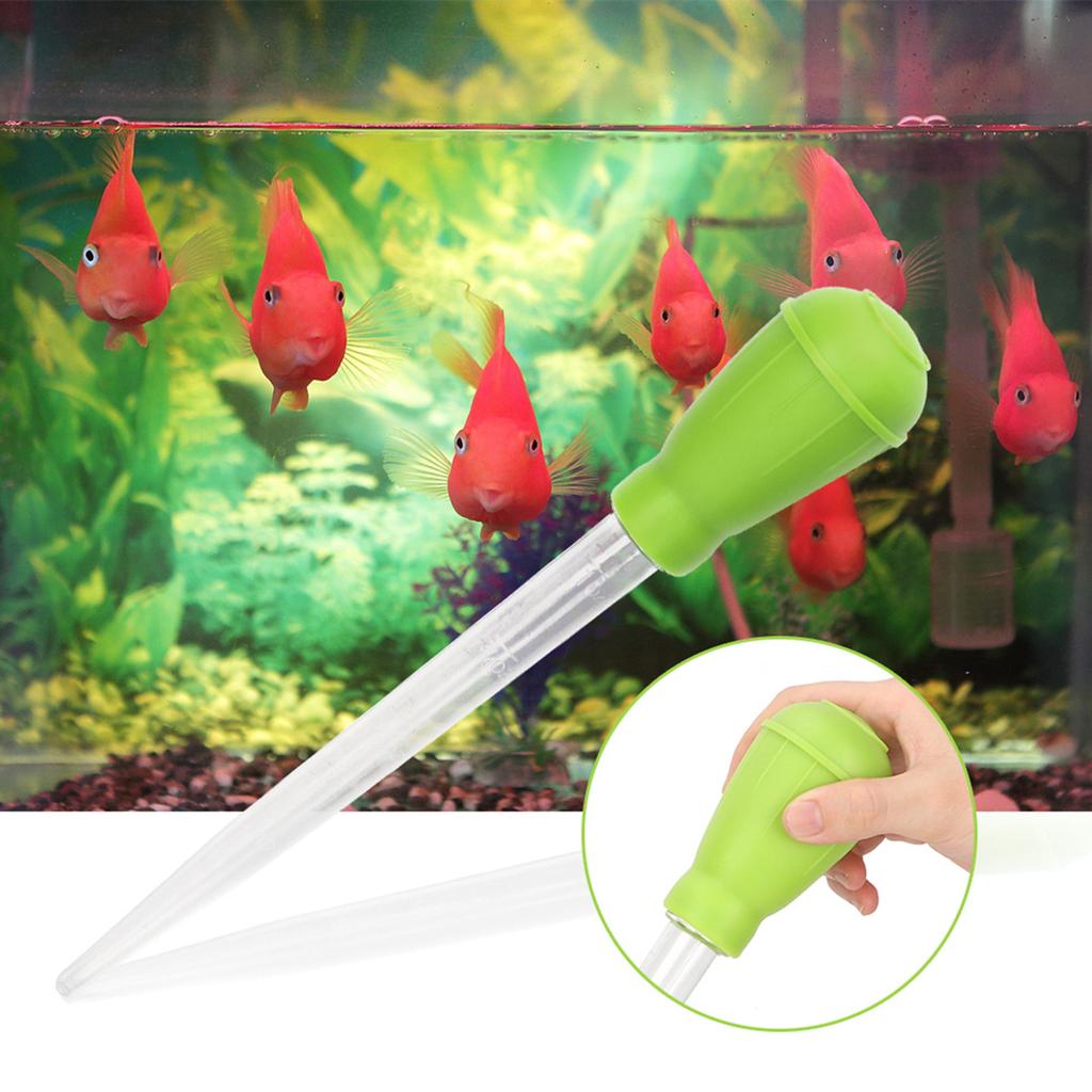 Mini Manual Water Changer Small Fish Tank Suction Pipe Pump Clean Device