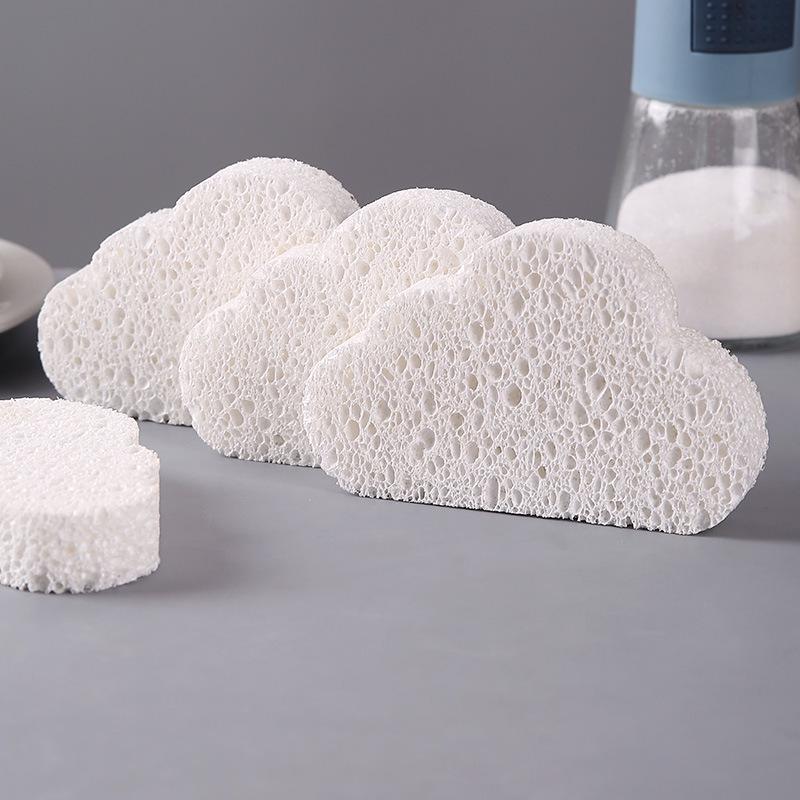 

Двусторонняя кухонная губка из морских водорослей: Водопоглощающая, прочная губка для мытья посуды и уборки