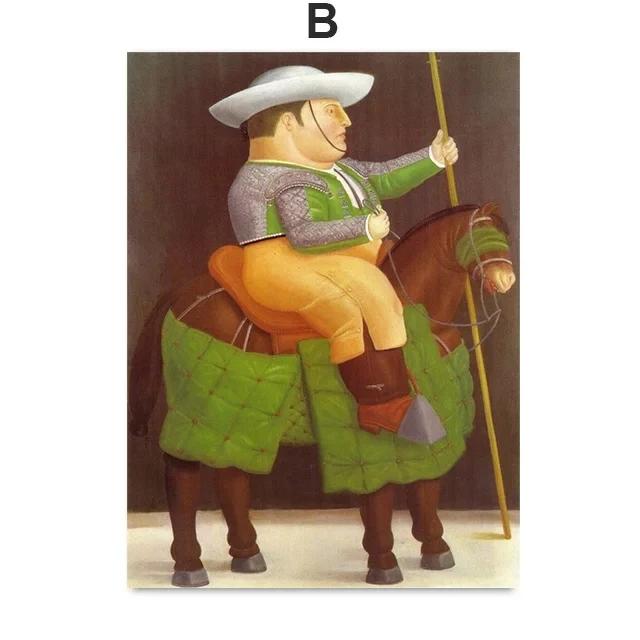 Fernando Botero Femei Dansând Circ Artă de Perete Pictură pe Pânză Postere și Imprimeuri Nordice Imagini de Perete pentru Decorarea Camerei de Zi