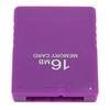 High Speed Game Memory Card Professional 16MB Memory Save Card Compatible for Playstation 2Purple