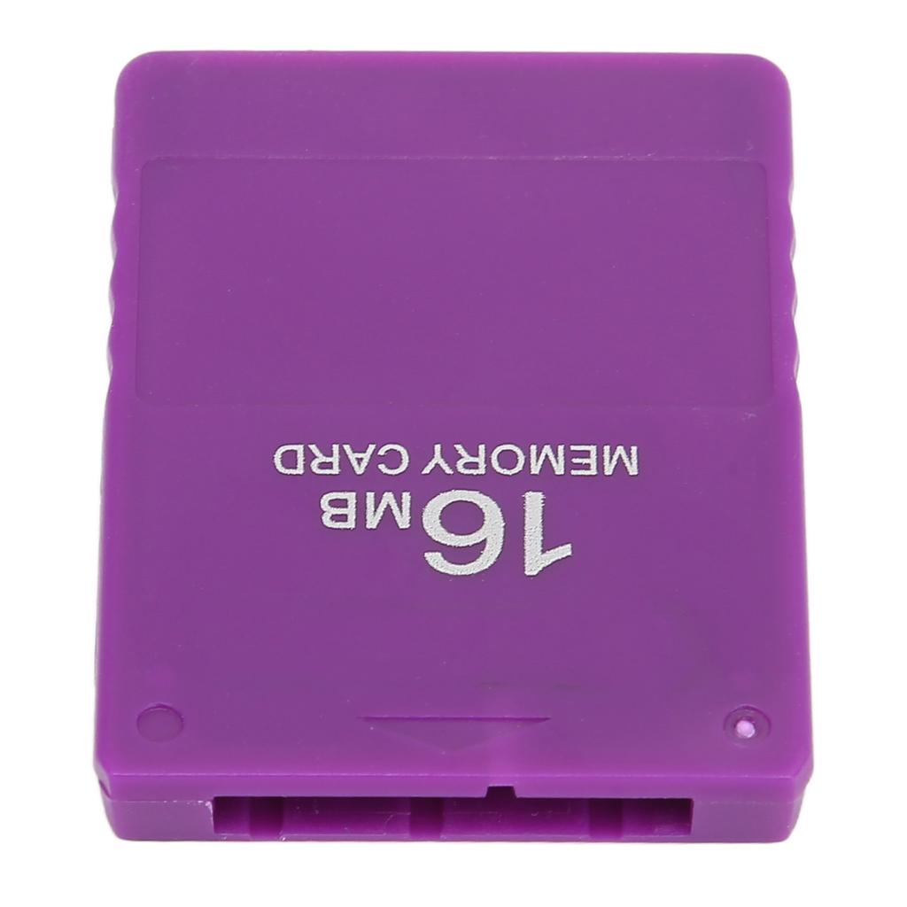 High Speed Game Memory Card Professional 16MB Memory Save Card Compatible for Playstation 2Purple