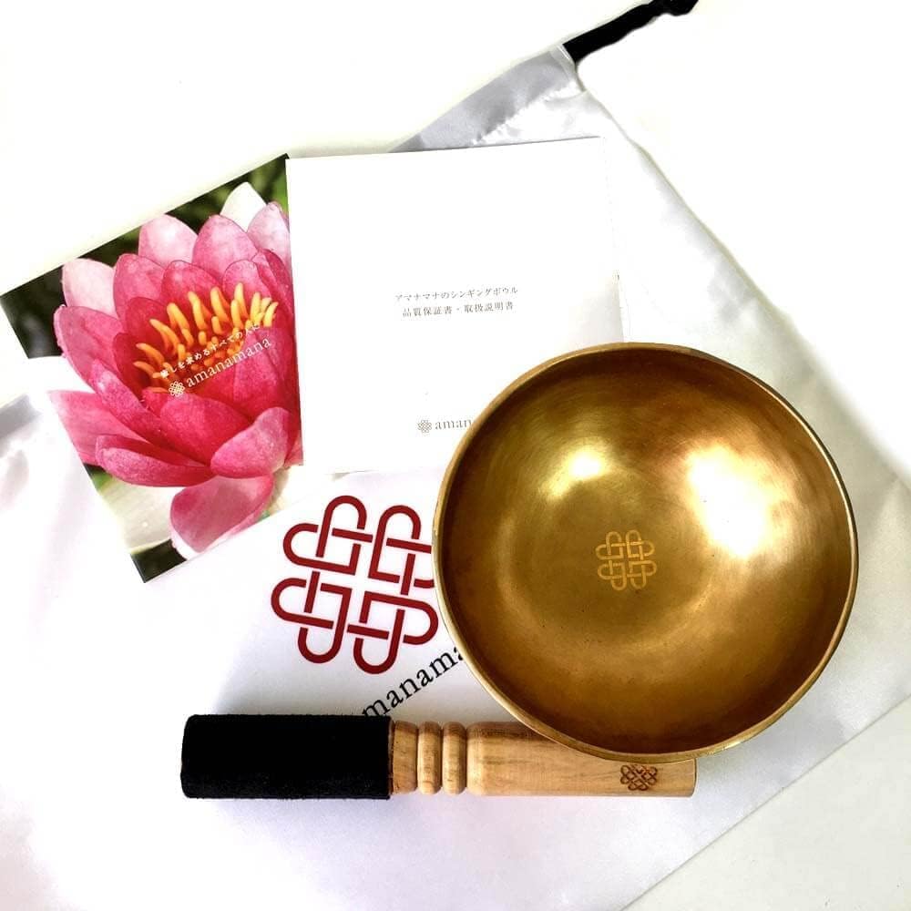 

Tibetan Singing Small 14cm Beginner to Professional Bowl, [Amanamana Official] Purification, Meditation, Yoga,