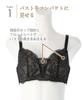 Bra Wing Lesiage Large size in cup PB1001 BL G85 [Wing/Wacoal] [Small-looking bra] [Available D-H cups] 3/4 Women's