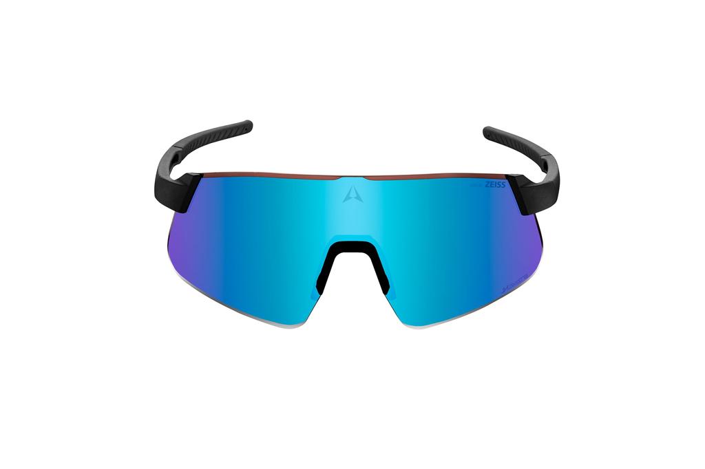Altalist HAYATE R2 Lens by ZEISS Matt Black Temple Blue Mirror Lens [ALTALIST] (Hayate R2) (Beads (ZEISS))