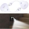 2 Pcs Plug In Motion Sensor Night Light Indoor LED Infrared Motion Detector Night Light for AC Outlet, Dusk To Dawn Sensor, 360° Directional
