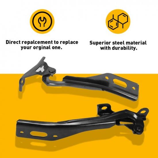 Hood Hinges Left & Side Right For 2012 2013 2014 2015 Honda Civic USA