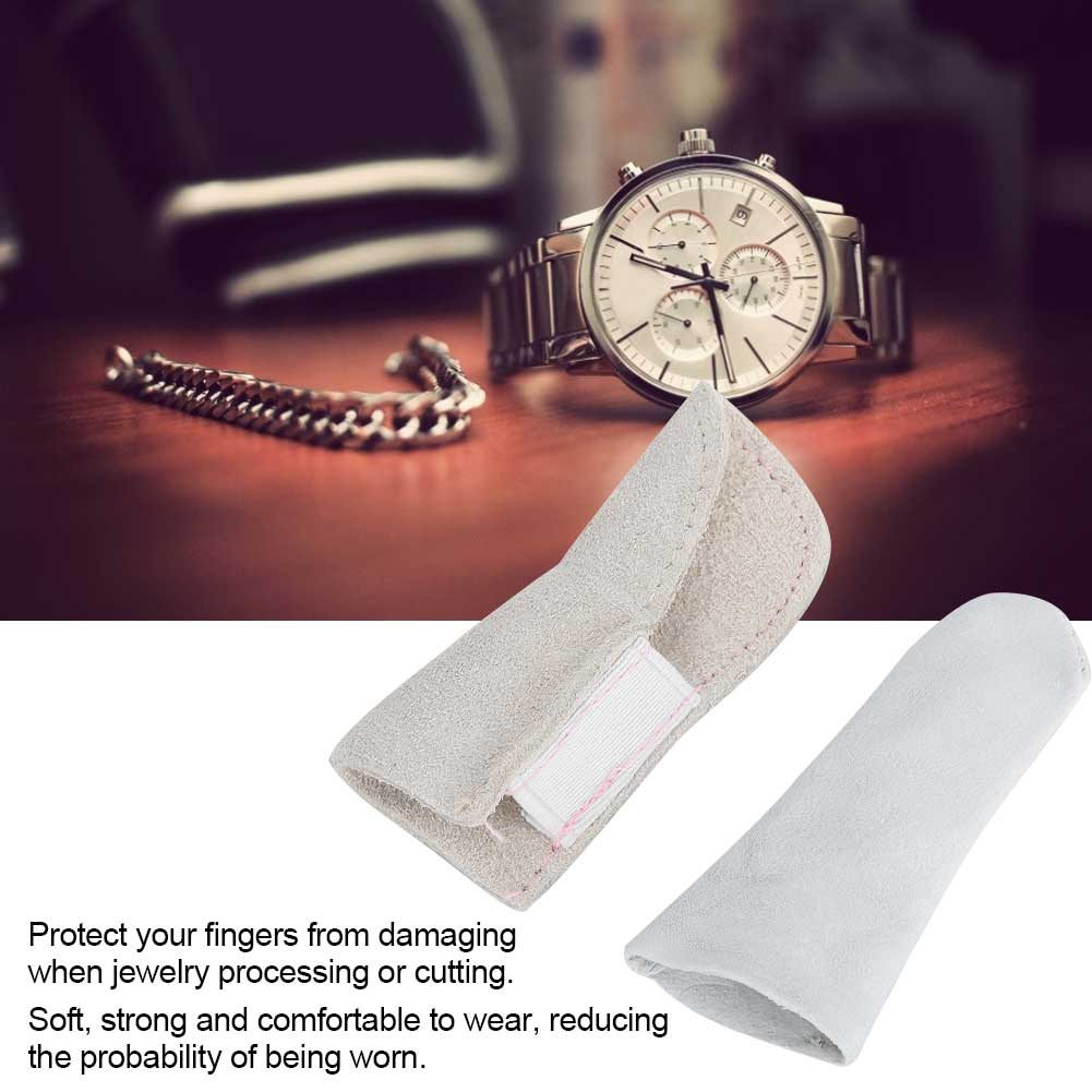 4Pcs Set Protective Finger Cots Heat Insulation Fingertips Protector Jewelry Making Tool