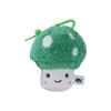 Adorable Realistic Mushroom Plush Toy Keychain Cute Bag Charm 11cm Stuffed Dolls