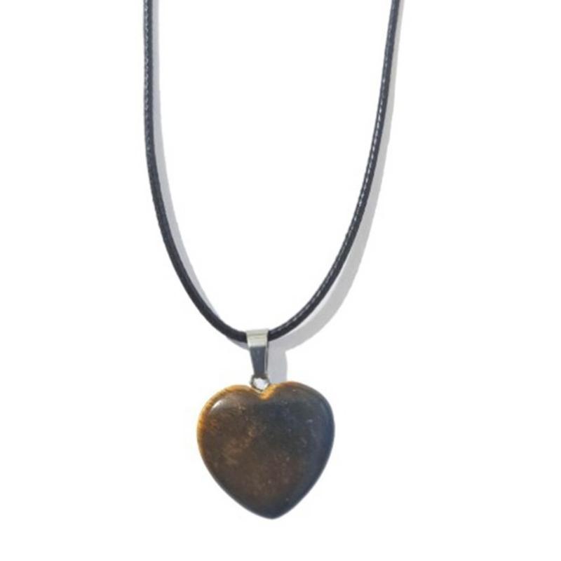A52E Natural Malachites Rose Quartzs Pendant Necklace Simple Pendant Necklace for Women Men Jewelry Necklace Gift 20mm