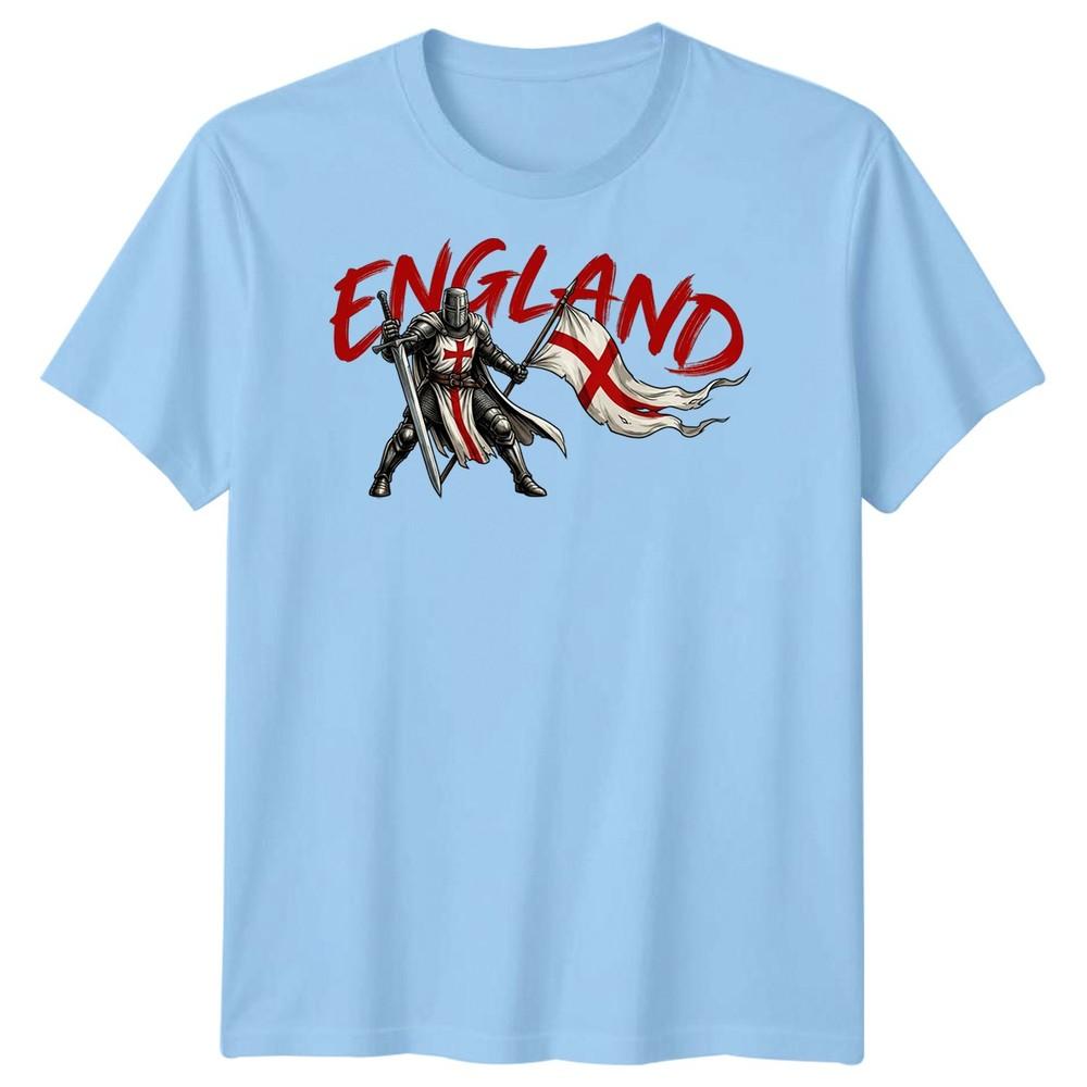 St Georges Day Unisexs T Shirt Knights Templar England Flag Graphic Tee S