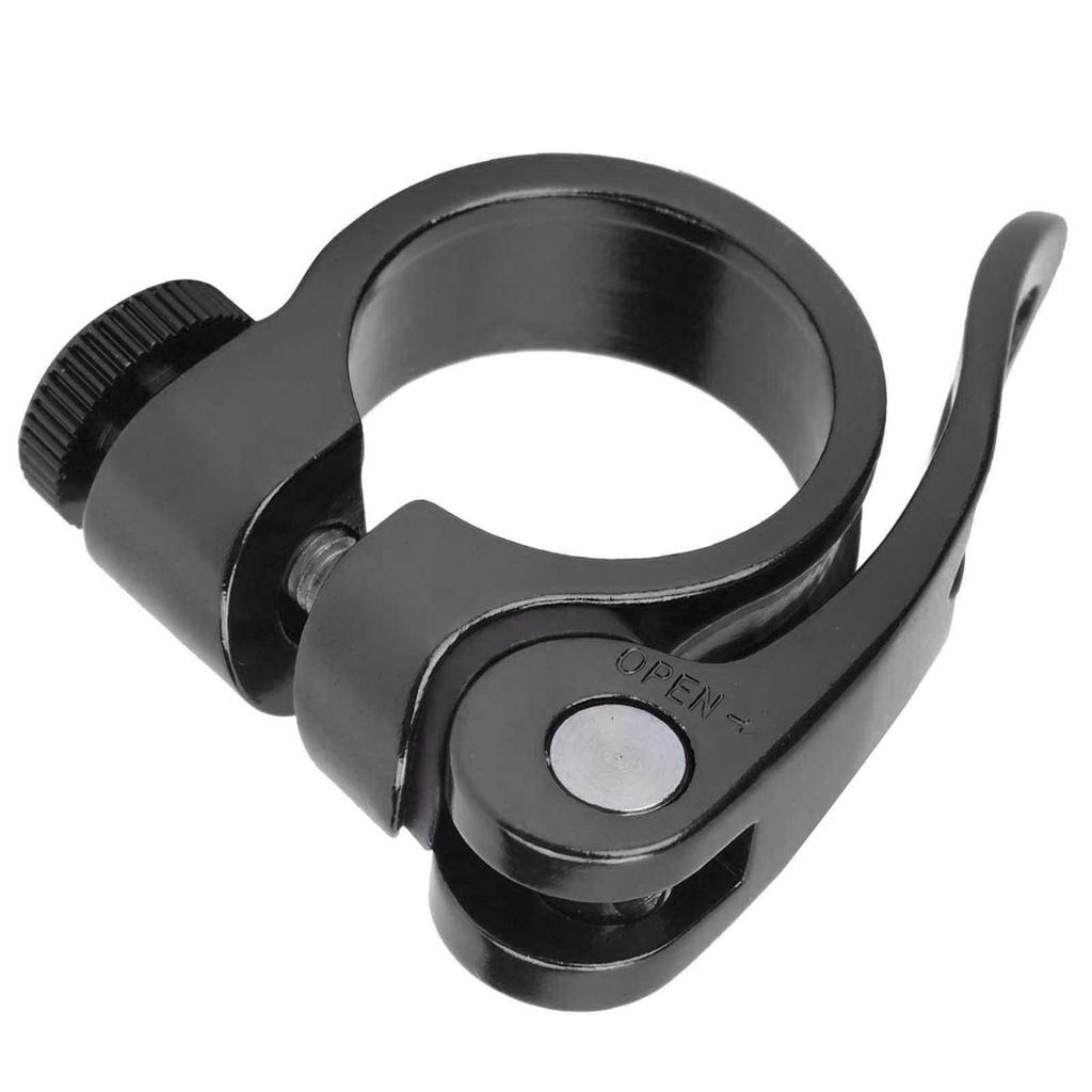 28.6mm Durable Bicycle Seat Tube Clamp Bike Aluminum Alloy Seatpost Clamp Bike AccessoryBlack