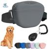 Portable Dog Treat Bag Silicone Adjustable Puppy Snack Pouch Waterproof Soft Food Reward Storage Bag Outdoor Activities