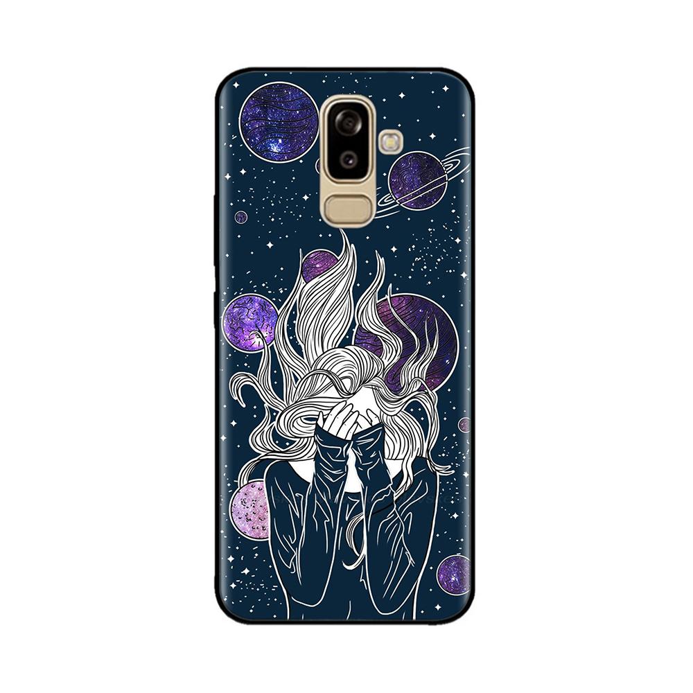 Cute Silicone Cover For Samsung Galaxy A8 2018 Phone Case A530F SM-A530F Soft TPU Funda Coque For Samsung A8 Plus 2018 A8+ A730F