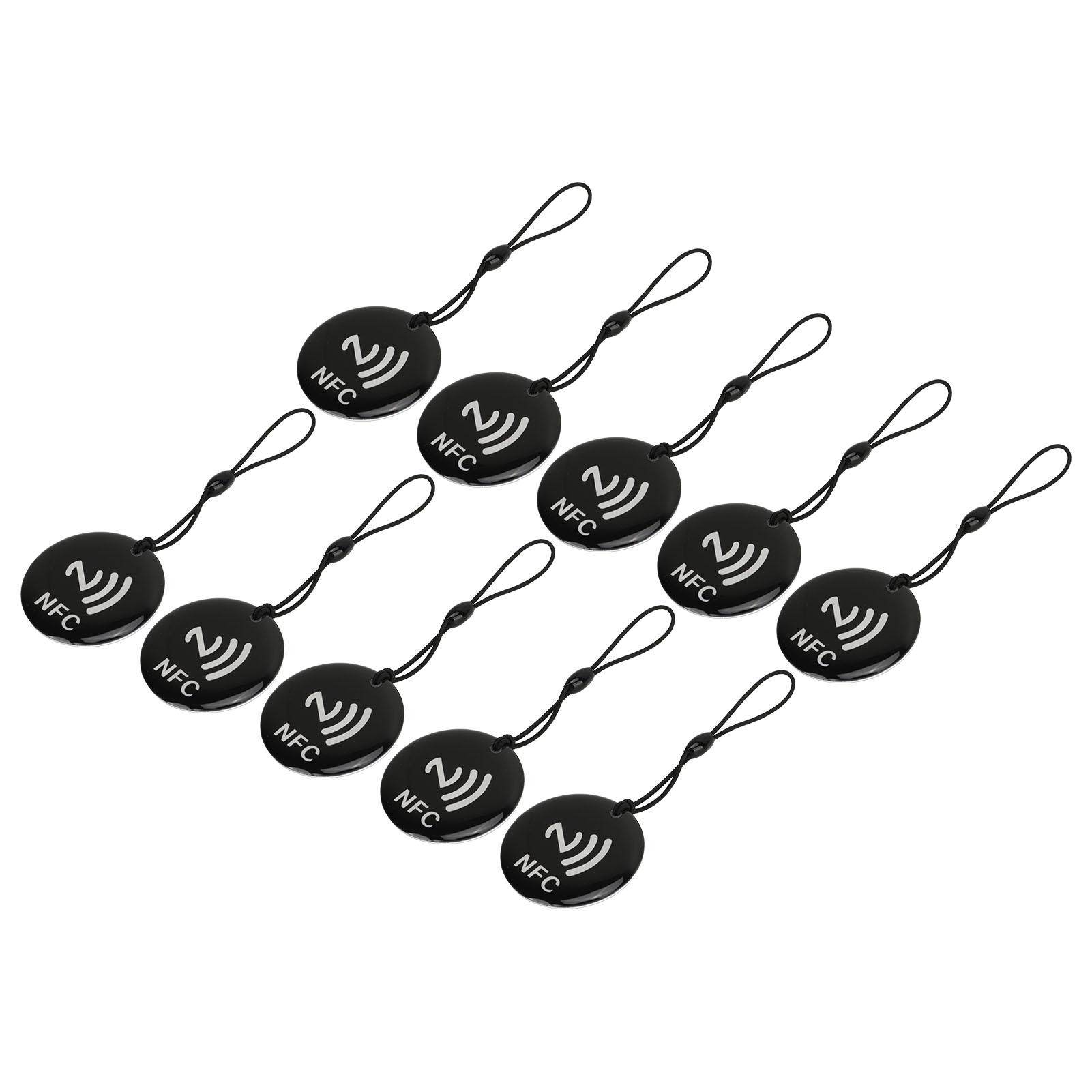 

10 шт. NFC-карта 8 Кбит Хранение 13,56 МГц 106 Кбод Перезаписываемая метка доступа Водонепроницаемая IC-карта