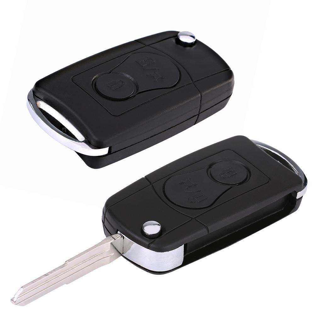 Key  , 2 Buttons Car Remote Key Fob   Case High Quality ABS Material sy Installation for Ssangyong Actyon Kyron Rexton