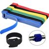 Fasteners Auto Adhesive Velcros Tape Releasable Cable Tape Strap Nylon Sewing Circular Wrap Diy Colorful Plastic Organizer Arts