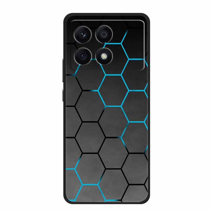 Para Xiaomi Poco X6 Pro 5G Funda Lujo TPU Silicona Trasera Fundas de Teléfono para Xiaomi Poco X6 Dibujos Animados Protector 2311DRK48I Funda