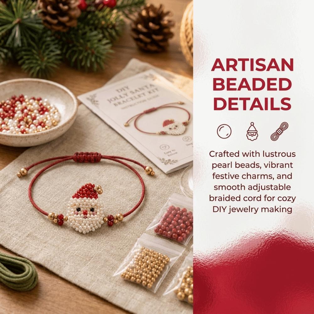 Handmade Hand Jewelry Craft Set Bead Christmas Bracelet Kit Creative DIY Bracelet Making Kit Girl