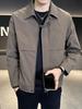 Men's Slim-Fit Turn-Down Collar Coat - Light Mature Autumn Style 2024 Executive Jacket