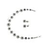 Zinc Zinc Alloy Bridal Jewelry Set Shiny Luxury Jewelry Brilliant Wedding  Rhinestone Set  Holiday