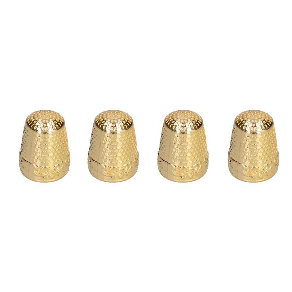 10pcs Metal Finger Protector Thimbles Hand Sewing Thimbles  Quilting Craft Supplies